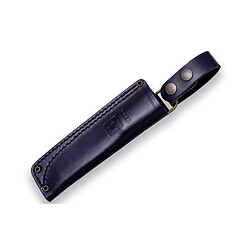 Couteau de survie sportive Joker "Ember F" CM123, lame de 10,5 cm, étui en cuir noir, mango toile micarta, paracord 550 inclus, outil pour la pêche, la chasse, le camping et le trekking