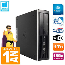 PC HP Compaq Pro 6300 SFF G630 RAM 16Go Disque 1To Graveur DVD Wifi W7 - Occasion