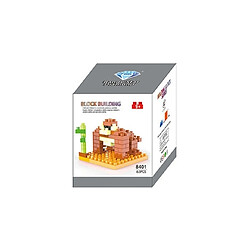 Acheter Wewoo Jeu construction DIY Orang-outan Cartoon Assemblé Enfants Illumination Blocs de Éducatifs Intelligence Jouet