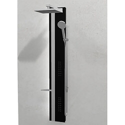 Colonne de douche hydromassante NOVELLINI LINE 2 noir 150cm pas cher