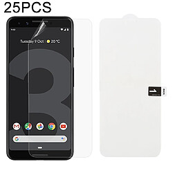 Wewoo Film protecteur de protection souple avec Hydrogel doux de 25 PCS alcool Coton et carte à gratter pour Google Pixel 3