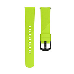 Bracelet en silicone sergé 22mm vert pour votre Garmin Forerunner 645