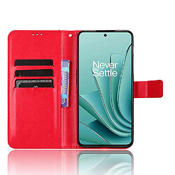 Avis Htdmobiles Housse pour OnePlus Nord 3 5G - etui coque pochette portefeuille + verre trempe - ROUGE