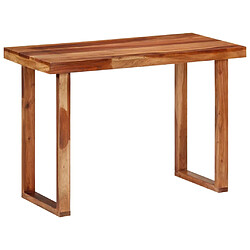 vidaXL Table à dîner 110x50x76 cm Bois d'acacia solide