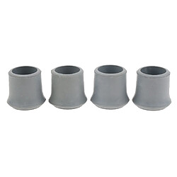 4 pièces Trekking Pole Caps Embouts de bâton de marche Cache-pieds antidérapant 25mm