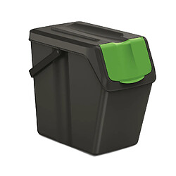 Avis Ensemble de poubelles de tri Keden SORTI BOX 3x25l - noir recyclage