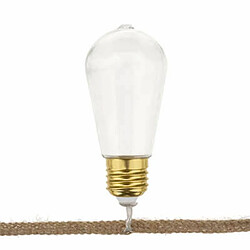 Guirlande Led 10 Ampoules Loft 165cm Transparent