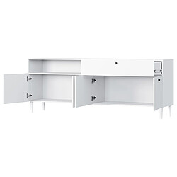 Avis Bestmobilier Gaby - buffet bas - blanc - 200 cm