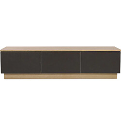 ICONIK INTERIOR Buffet Meuble de télévision de style scandinave - Bois Gris