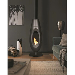 Avis Poêle à bois fonte 5kw anthracite - p614904 - INVICTA