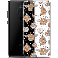 Caseink Coque arrière Huawei Mate 20 (6.5 ) Crystal Gel HD [ Nouvelle Collection - Souple - Antichoc - Imprimé en France] Punk Space