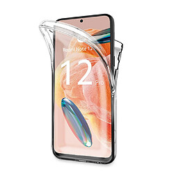 Coque 360 degré pour Xiaomi Redmi Note 12 Pro 4G 6.67"- Coque protection intégrale transparente Avant et arrière - Antichoc- VISIODIRECT -