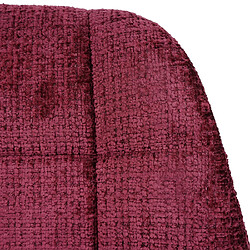 Avis Mendler Chaise de salle à manger HWC-A60, chaise de cuisine chaise pivotante, acier MVG tissu/textile chenille (465g/m²) ~ bordeaux