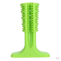 2-4pcs Jouets Pour Chiens Chiot Nettoyant Pour Dents Molaires Bâton Trainging Chien 2 M-vert