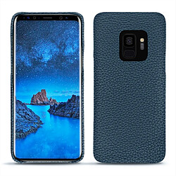 Coque cuir Samsung Galaxy S9 - Coque arrière - Indigo ( Pantone #1f4565 ) - NOREVE