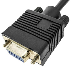 Cablematic - Type de câble et réplicateur de passif 1 VGA á 2 30cm VGA pas cher