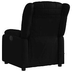 Avis vidaXL Fauteuil de massage inclinable Noir Similicuir