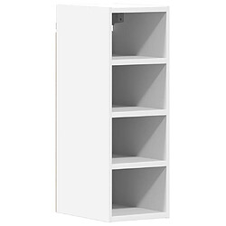 vidaXL Armoire suspendue blanc 20x29,5x60 cm bois d'ingénierie