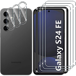 Verres Trempes et Protections Camera Arriere Transparent X3 Pour Samsung Galaxy S24 FE Little Boutik©