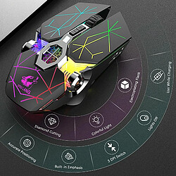 Acheter Yonis Souris Gaming Sans Fil 2400 DPI Silencieuse Lumineuse