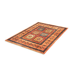 Avis Vidal Tapis de laine 155x105 brun Kashkuli