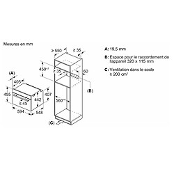 Four combiné mo intégrable 45l noir - CM776G1B1 - SIEMENS pas cher