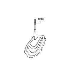 Bosch FOUET MELANGEUR AVEC SILICONE