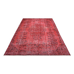 Avis Vidal Tapis de laine 295x170 rouge Ultra Vintage