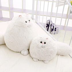 Universal 30cm mignon dessin animé mignon style peluche chinchilla jouet peluche animal poupée kawaii film personnage coussin coussin cadeau | coussin de luxe (blanc)