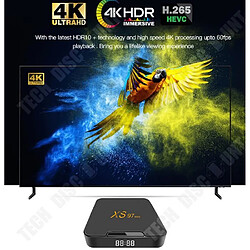 Acheter Tech Discount TD® Décodeur android11 TV box S905W2 bi-bande 5Gwifi Android box multi-langue réglage multi-fonction jack réseau vitesse stable