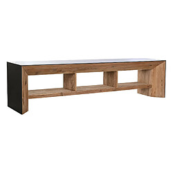 Avis Pegane Meuble TV en bois recyclé et pin coloris naturel - Longueur 240 x Profondeur 48 x hauteur 60 cm