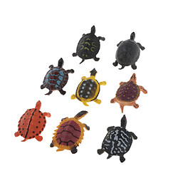 Le modèle animal d'insecte en plastique chiffre la simulation joue 8pcs de tortue