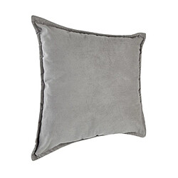 Pegane Coussin coloris gris clair en polyster - L. 45 x l. 45 cm 