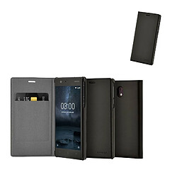 Nokia Slim Flip Cover CP-303 coque de protection pour téléphones portables Folio porte carte Noir