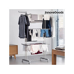 Étendoir à Linge Pliant avec Roues InnovaGoods (18 Barres)