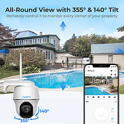 REOLINK Caméra IP Wi-Fi extérieure solaire
