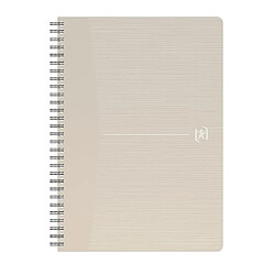 Cahier spirale Oxford My Rec'up recyclé A5 14,8 x 21 cm - 5 x 5 - 180 pages - Lot de 5 pas cher