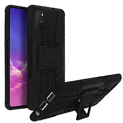 Avizar Coque Galaxy S10 Lite Protection Semi-rigide Antichoc Béquille Support Noir