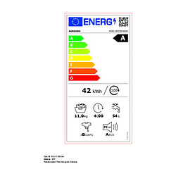 Machine à laver Samsung WW11DB7B34GWU3 60 cm 1400 rpm 11 Kg
