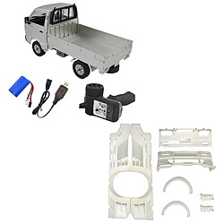 WPL D12 RC Truck 1/10 Brushed 260 Motor On-Road 4WD avec Kits Entourés de Corps