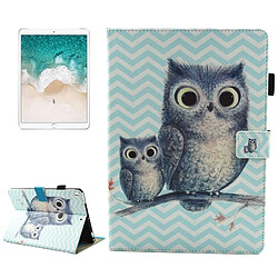 Wewoo Coque pour iPad Pro 10,5 pouces Wave Owl motif horizontal en cuir flip étui de protection avec titulaire et fentes cartes de sommeil