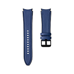 Bracelet en PU 20 mm réglable bleu pour votre Samsung Galaxy Watch4 44mm 40mm