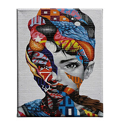 EPIKASA Impression sur Toile Femme 5, Multicouleur, Polyester, 45x3x70 cm