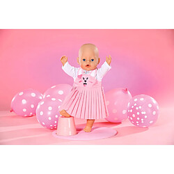 Zapf Creation AG BY born Robe de lapin 832868 ? Convient aux poupées BY born de 43 cm pas cher