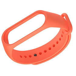 Avis Bracelet en silicone unicolore orange pour votre Xiaomi Mi Band 4