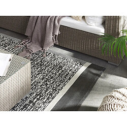 Avis Beliani Tapis extérieur noir 120 x 180 cm BALLARI