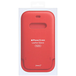 Avis Housse en cuir Apple avec MagSafe pour iPhone 12 mini (PRODUCT)RED