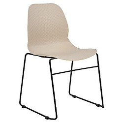 Acheter Beliani Chaise de salle à manger Set de 4 Beige PANORA