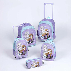 Cartable Frozen Lila 22 x 10 x 29 cm pas cher