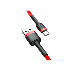 Câble USB A vers USB C Baseus CATKLF-A09 Rouge 50 cm 0,5 m pas cher